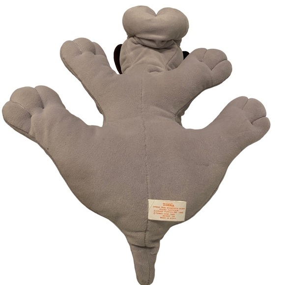Pound Puppies Plush Puppy Dog Gray With Brown Spots Vintage 1985 Tonka - Picture 8 of 12
